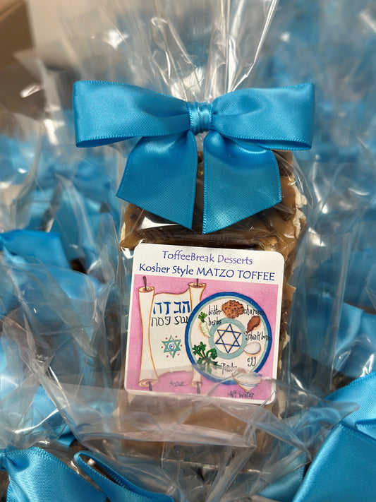 Kosher Style Matzo Toffee 4 oz. Gift Bag