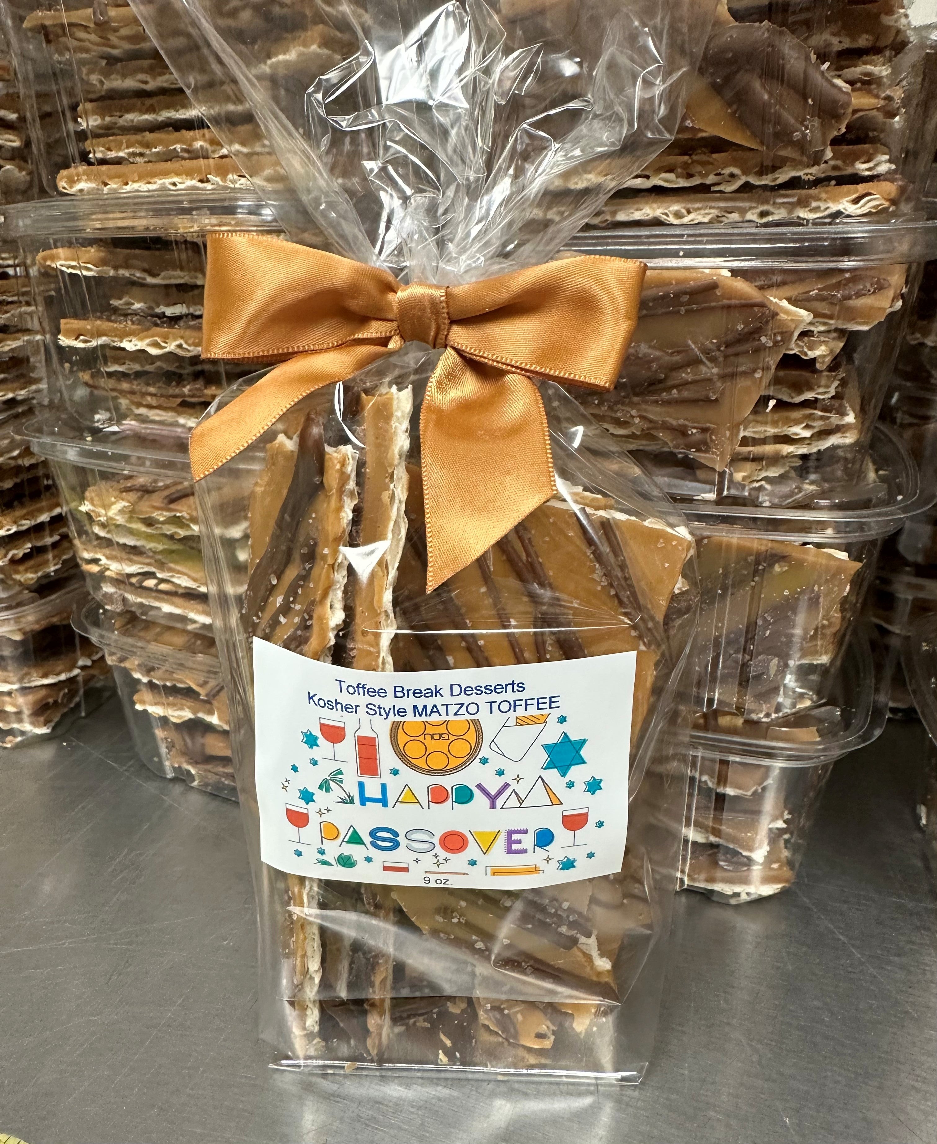 Kosher Style Matzo Toffee 9 oz. Gift Bag – ToffeeBreak Desserts