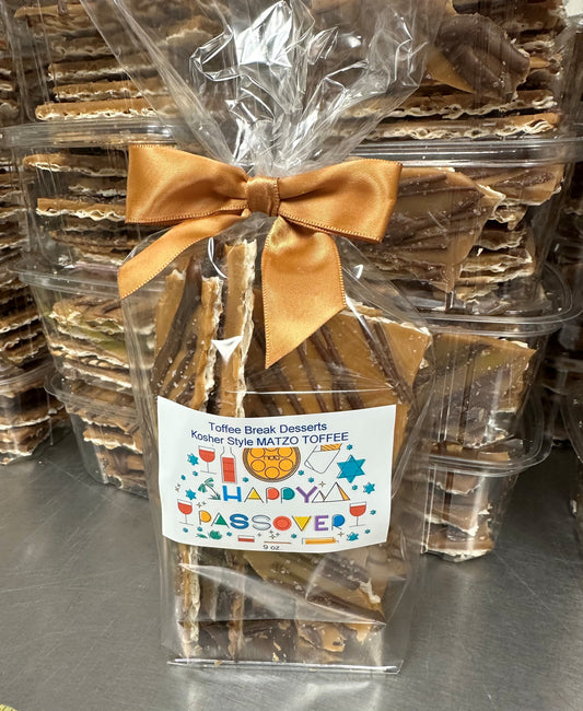 Kosher Style Matzo Toffee 9 oz. Gift Bag