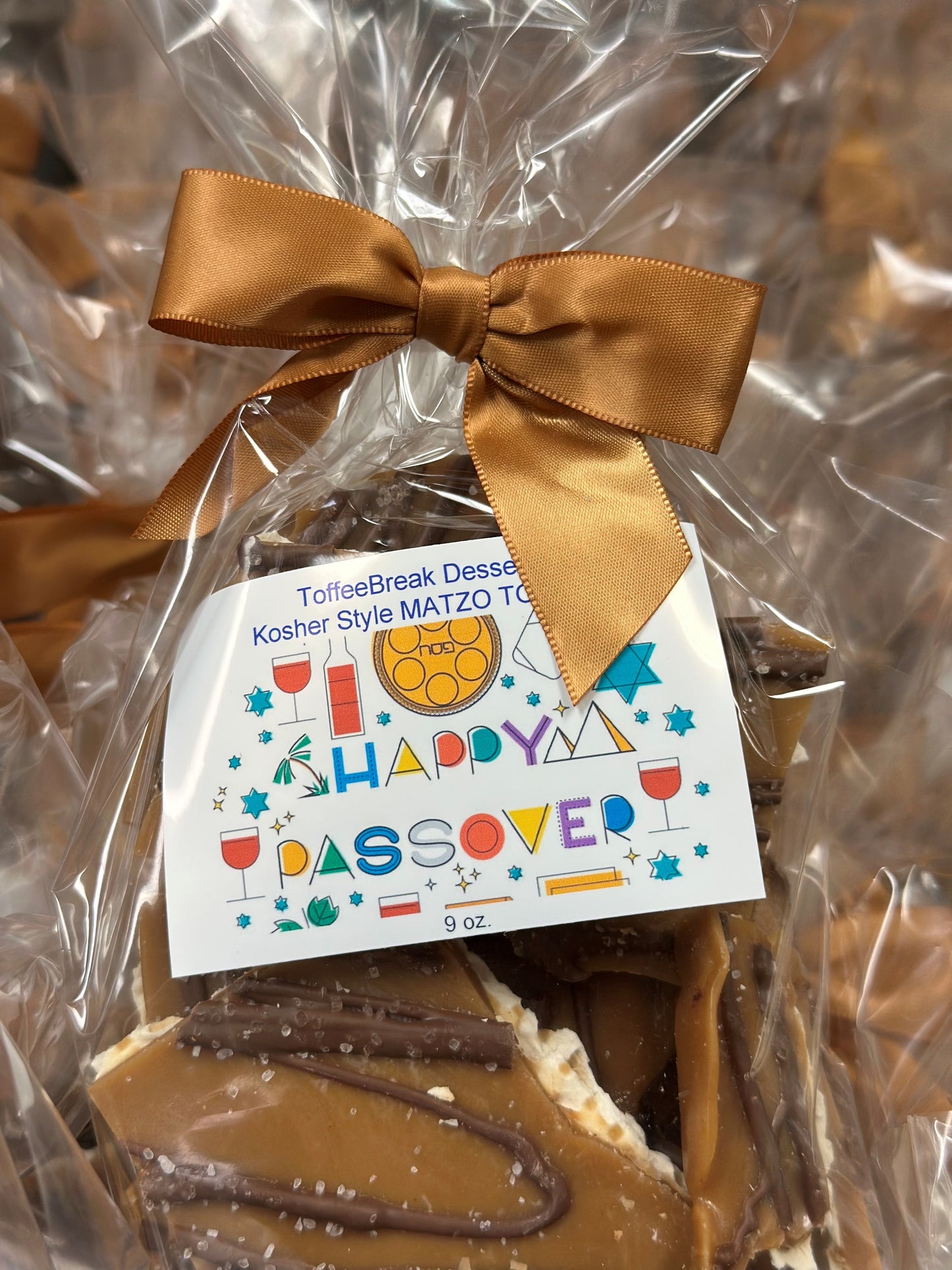 Kosher Style Matzo Toffee 9 oz. Gift Bag