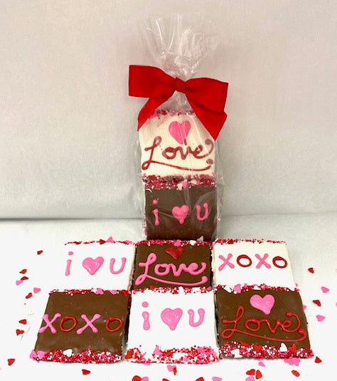 Valentine  Chocolate Grahams