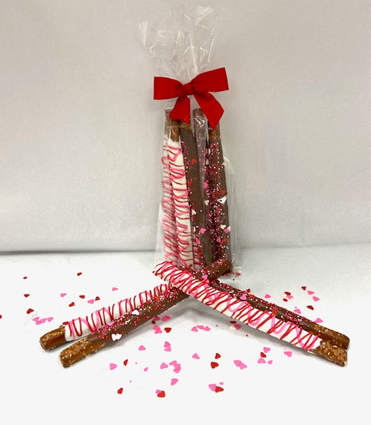 Valentine's Day Pretzel Rods
